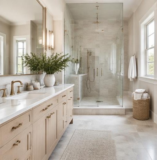 Illustrative primary bath project